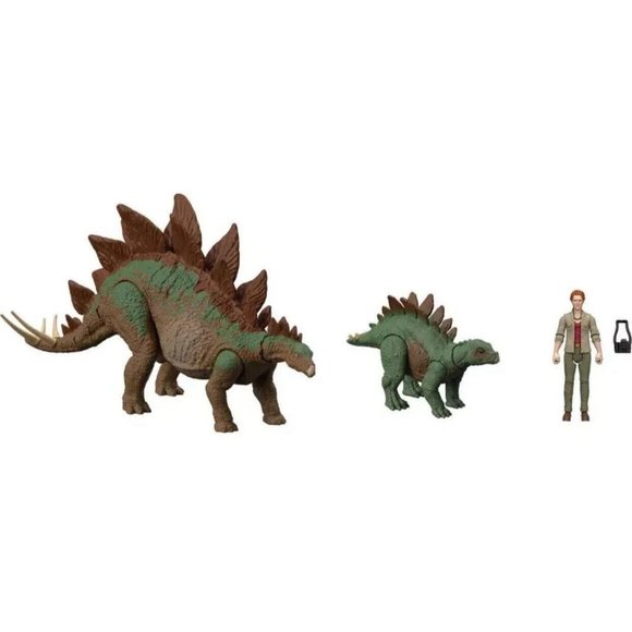 Jurassic World Legacy Collection Dr. Sarah Harding and Stegosaurus Figure Pack - Picture 4 of 5